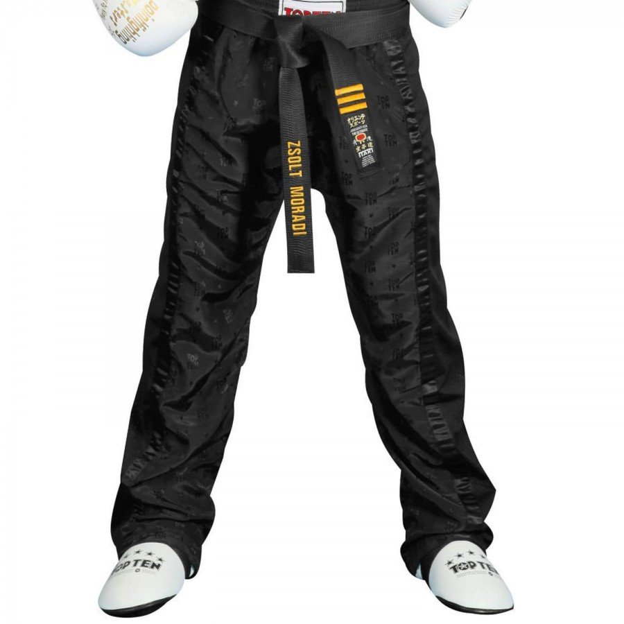 Παντελόνι Kickboxing TOP TEN MESH Μαύρο