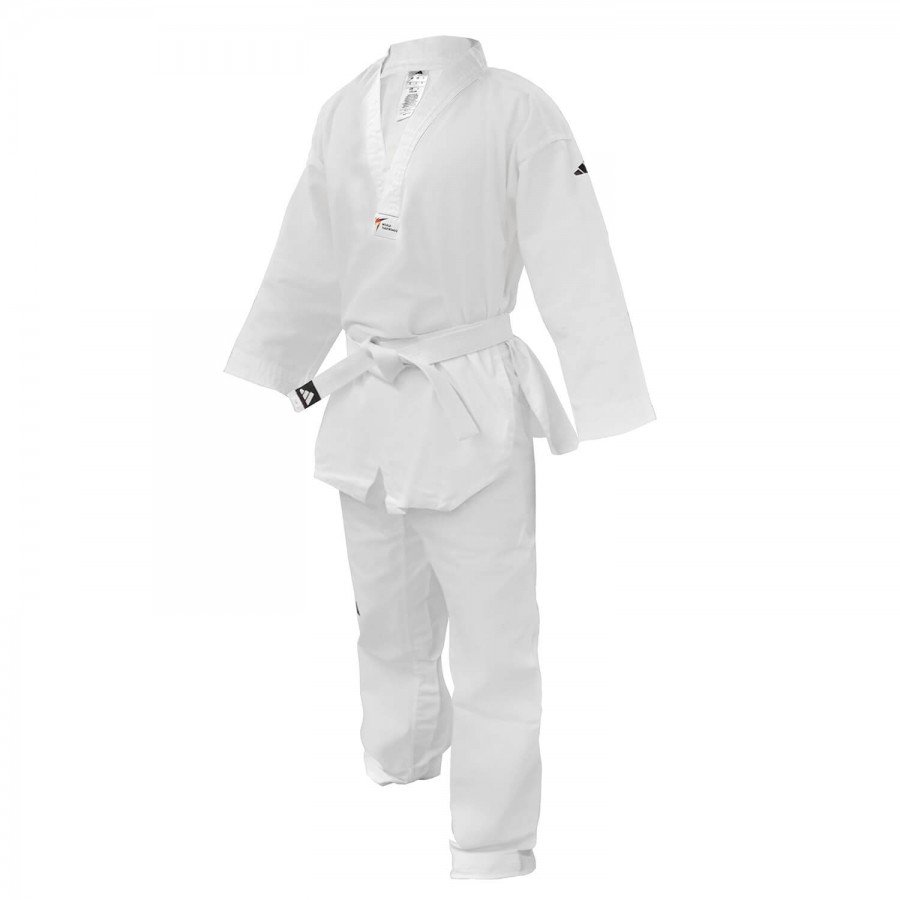 Taekwondo Στολή Adidas ADI-START II Άσπρο Ρεβέρ – adiTS02 Taekwondo Στολή Adidas ADI-START II Άσπρο Ρεβέρ – adiTS02