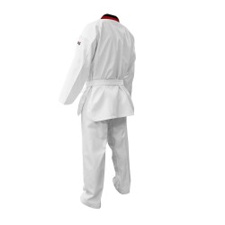 Taekwondo Στολή Olympus STUDENT PRIME Μαύρο / Κόκκινο V