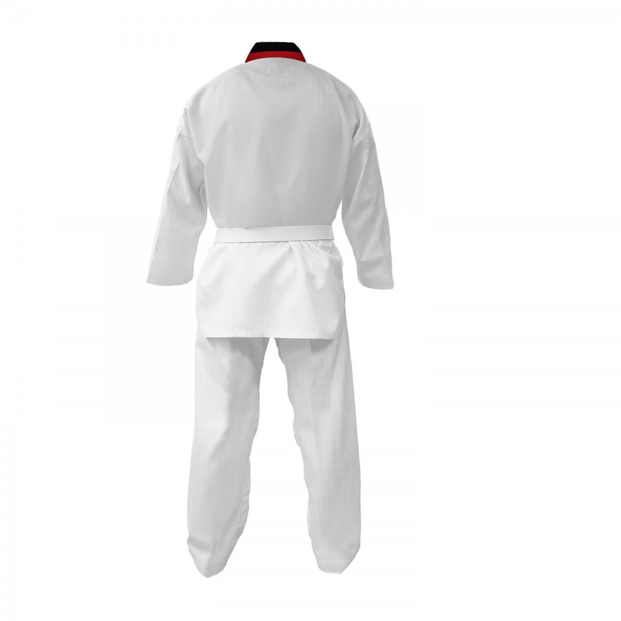 Taekwondo Στολή Olympus STUDENT PRIME Μαύρο / Κόκκινο V