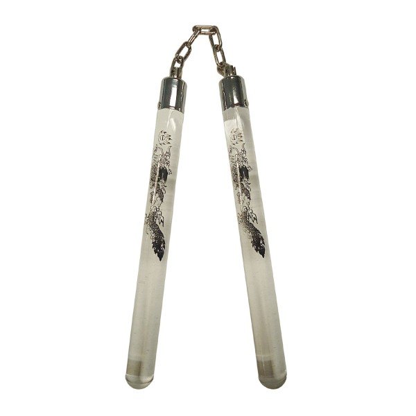 Nunchaku Αλυσίδα Ακρυλικό Μαύρος Δράκος  Nunchaku Αλυσίδα Ακρυλικό Μαύρος Δράκος