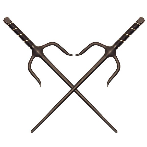 Sai Μαύρο Οκταγωνική Λαβή 