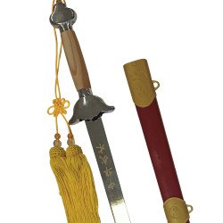 Παραδοσιακό Wushu Σπαθί Dan Jin Κοντή Φούντα